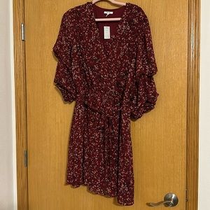 NWT Maurices Burgundy Dress Size XXL